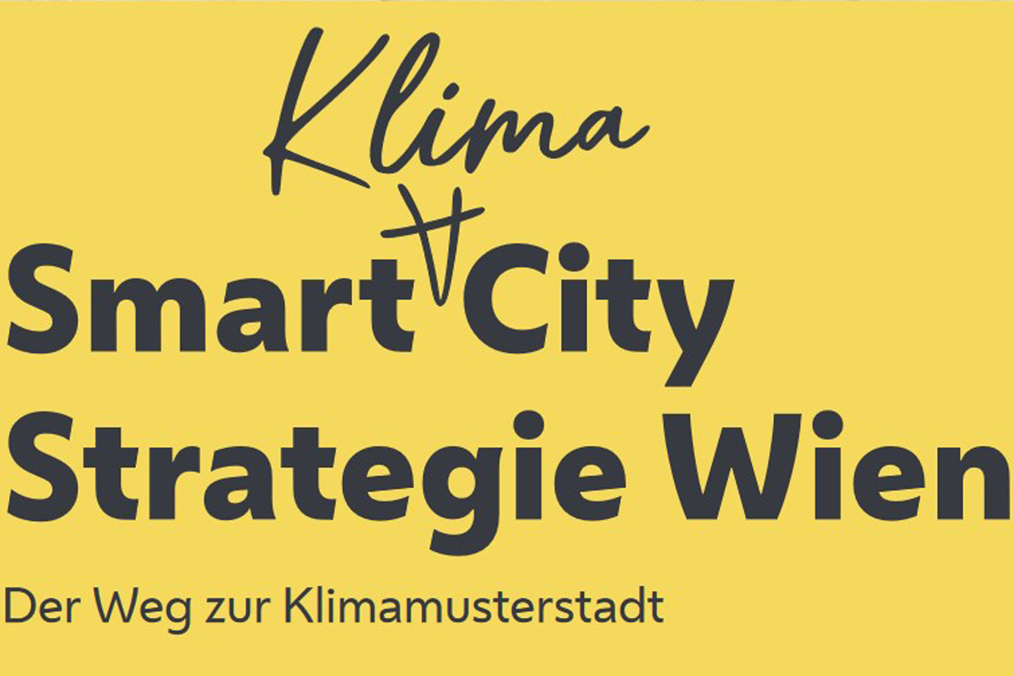 Plakat Smart Klima City Strategie Wien