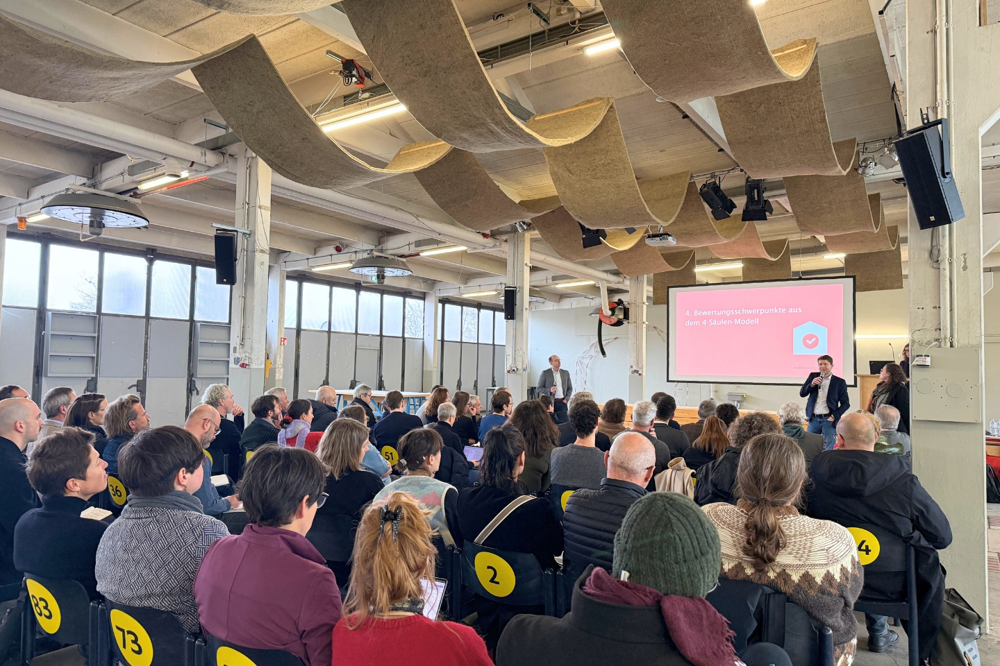Foto vom Auftaktkolloquium in der Nordwestbahnhalle