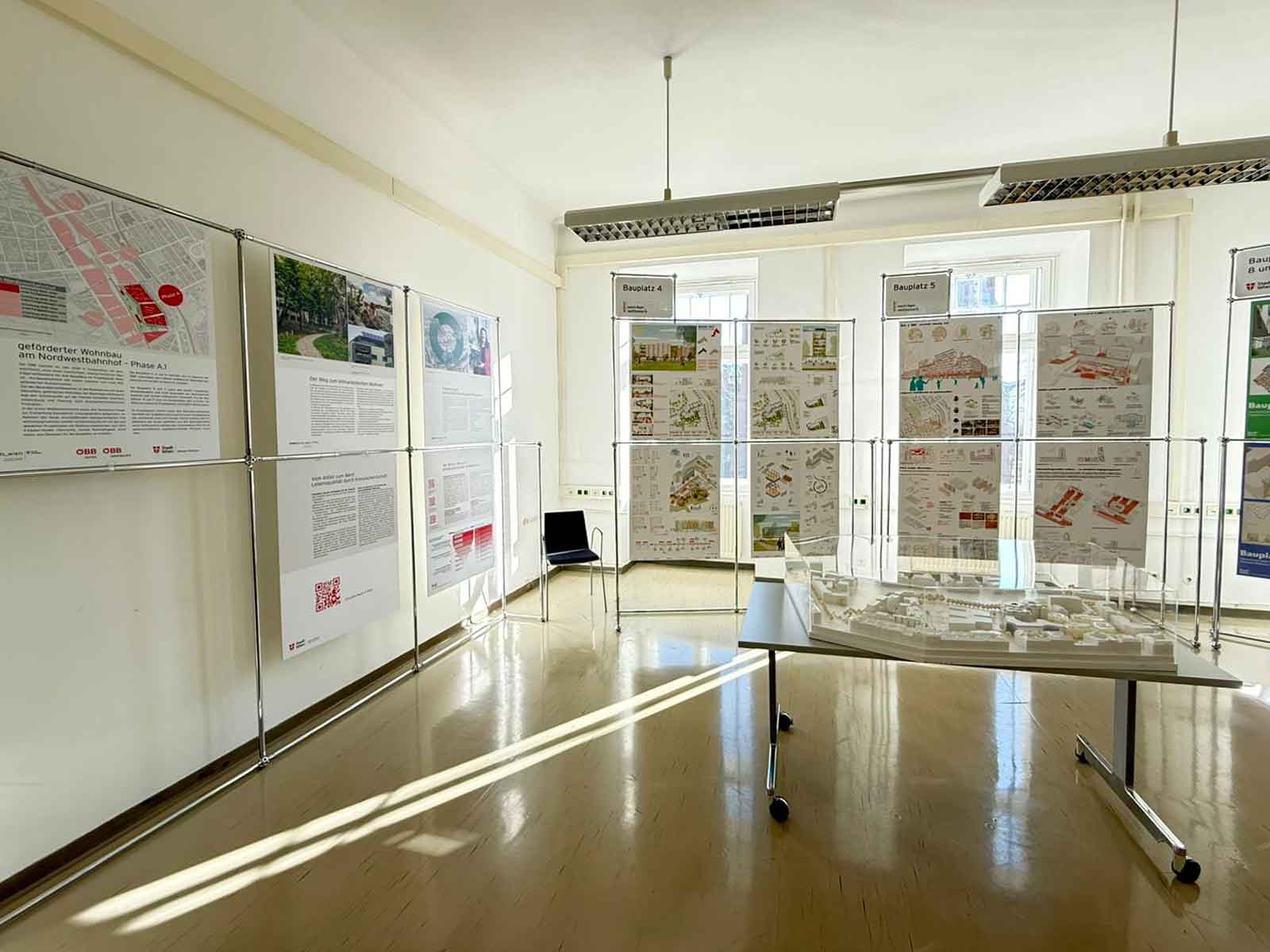 Die Ausstellung in der Bezirksvorstehung Brigittenau