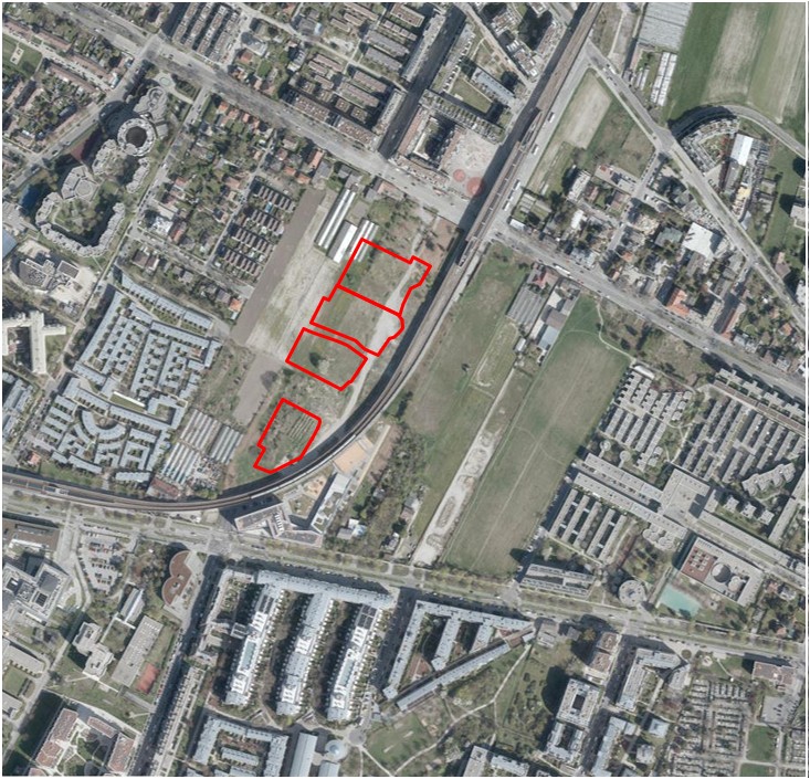 Stadtquartier Eibengasse Luftbild